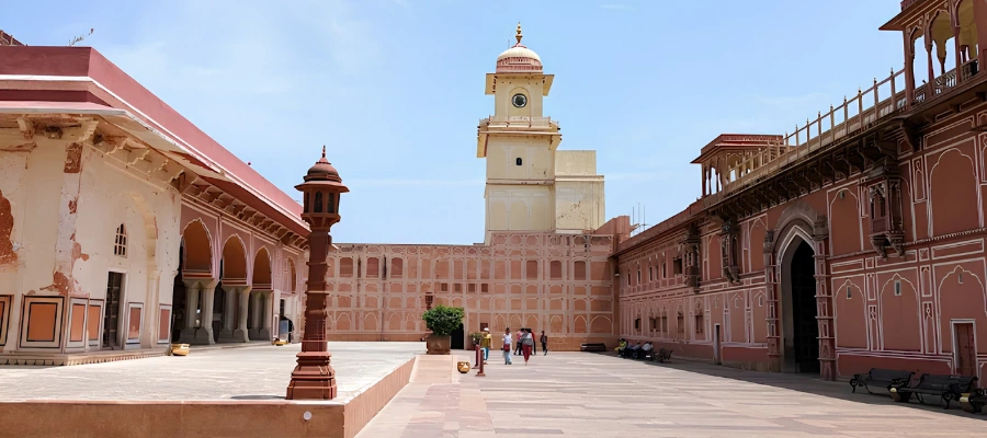 Inside the City Palace Jaipur