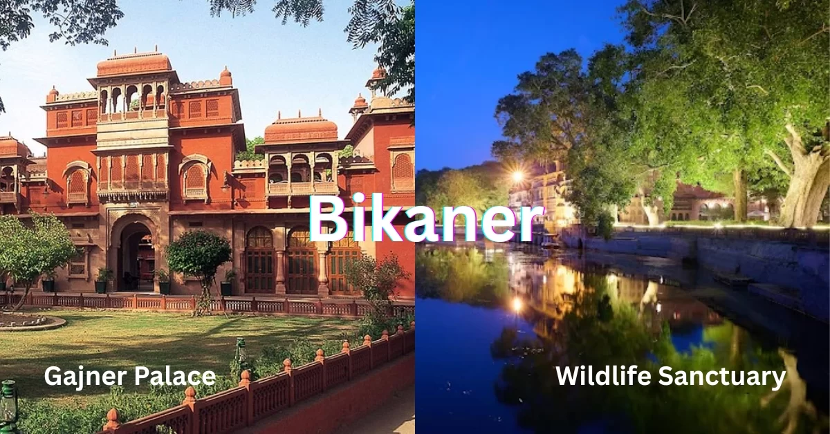 Gajner Palace bikaner and Wildlife Sanctuary bikaner