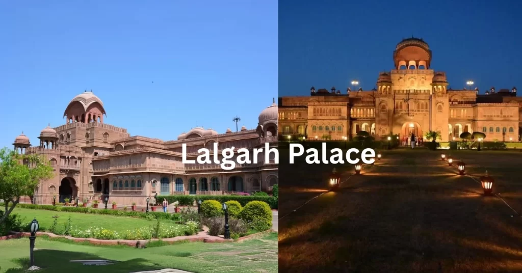 Lalgarh Palace day and light