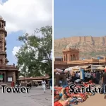 clock tower and sardar market