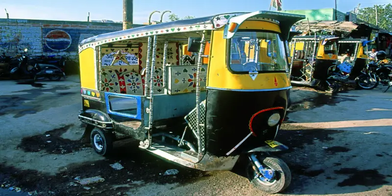Auto rickshaw Bikaner Rajasthan India
