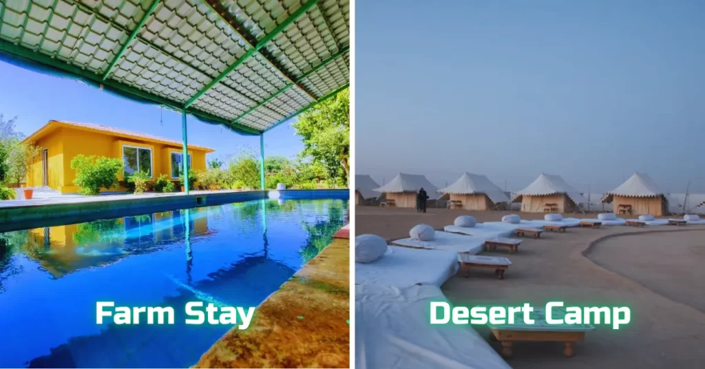 Top Farm Stay and Desert Camp Experiences in Rajasthan