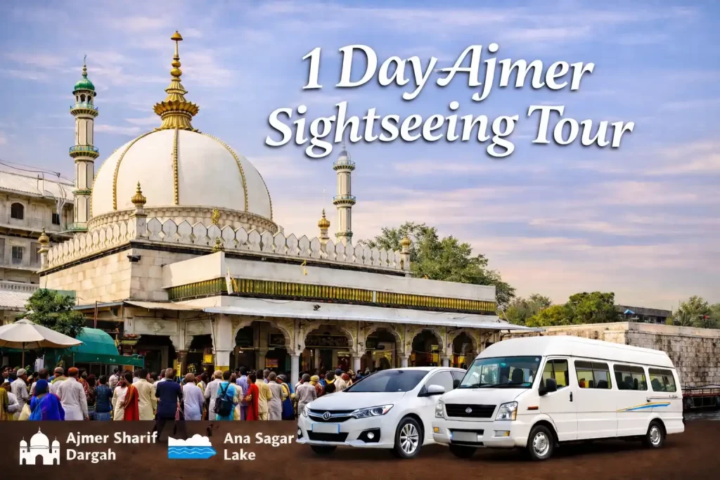 1 Day Ajmer City Sightseeing Tour Package - Tara Garh Fort Ajmer Sharif Rajasthan